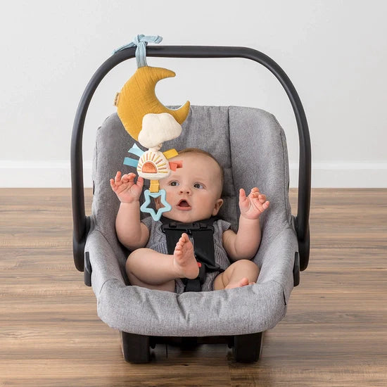 Itzy Ritzy Bitzy Notes Musical Pull Down Toy - Cloud/Sun