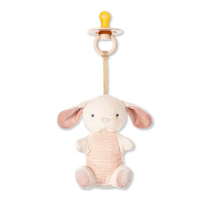 Itzy Ritzy Bitzy Pal - Natural Rubber Pacifier & Stuffed Animal