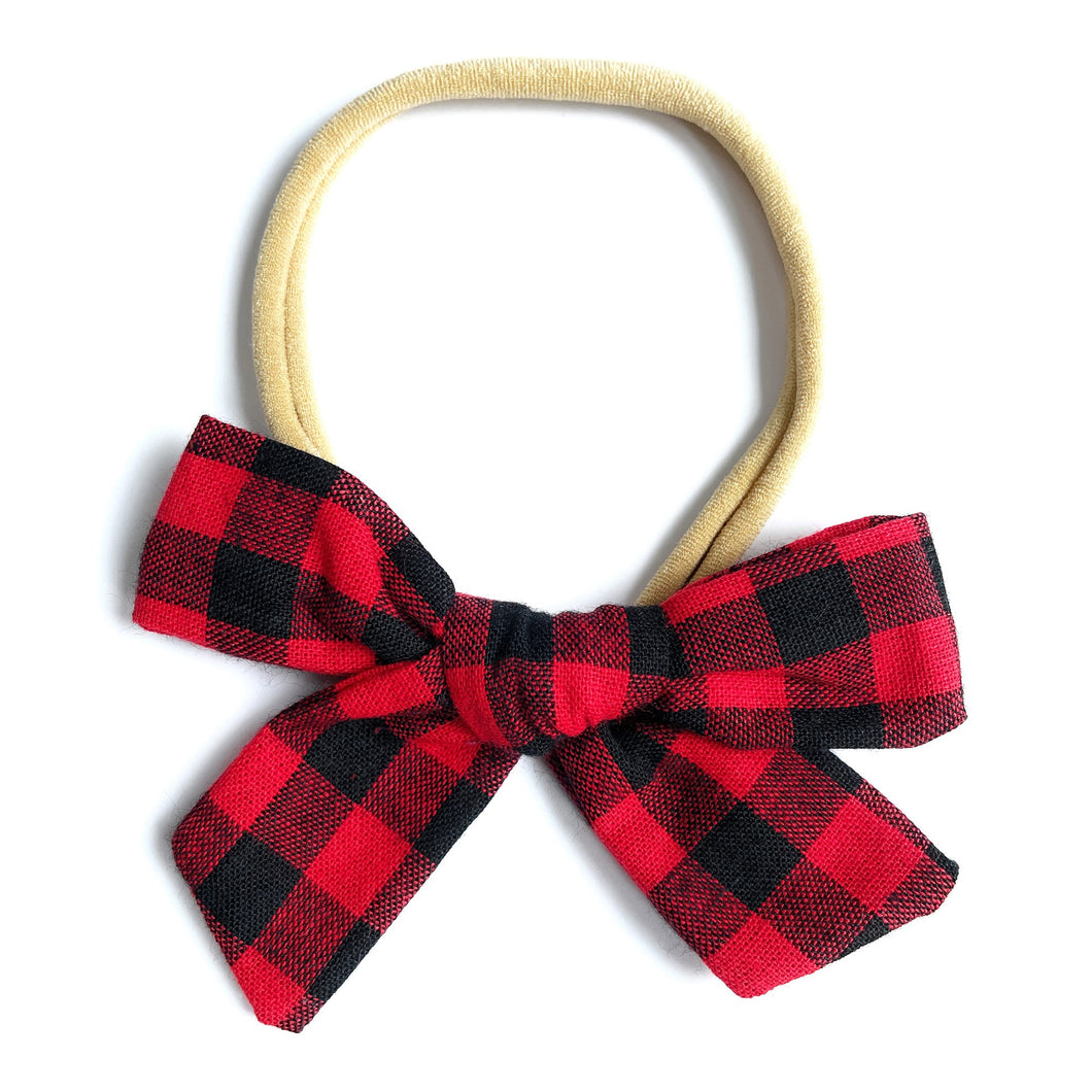 Baby Wisp Headband - Hand Tied Bow