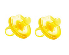 Load image into Gallery viewer, Natursutten Butterfly Rounded 2 PACK Pacifiers
