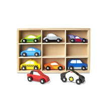Load image into Gallery viewer, Melissa &amp; Doug Wooden Car Set
