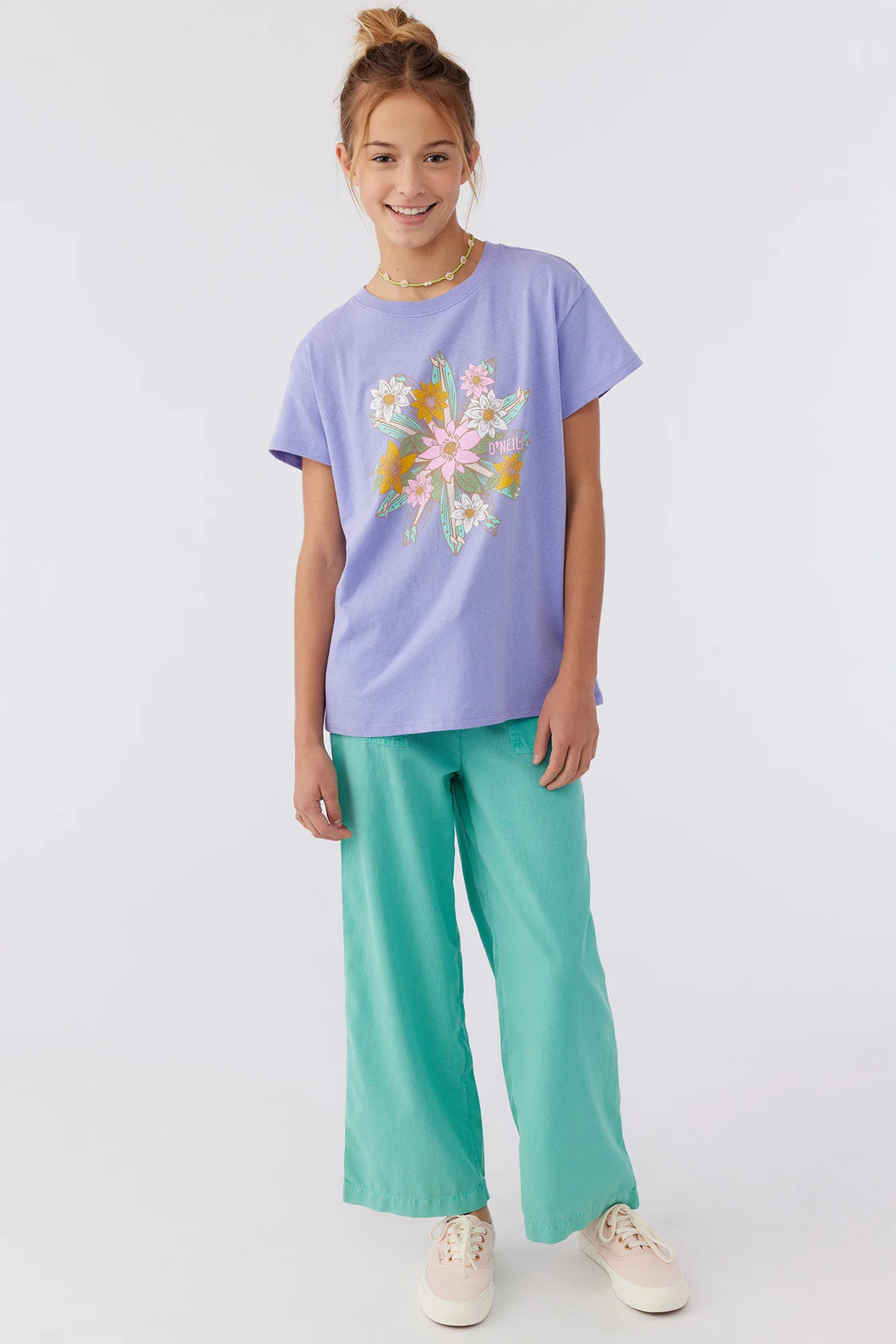 O'Neill Girls Clementine Tee - Periwinkle