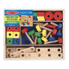Load image into Gallery viewer, Melissa &amp; Doug Wooden Construction Building Set in a Box
