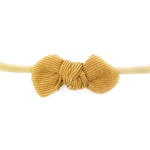 Baby Wisp Corduroy Bow Headband