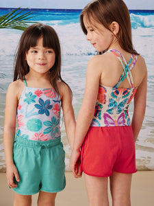 Tea Collection Girls Cross Back One-Piece Swimsuit - Garden Under the –  Chicken Little Shop