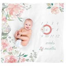 Itzy Ritzy Cutie Captures Milestone Blanket