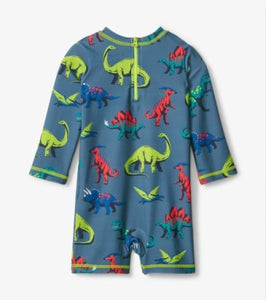 Hatley Baby Boys Dangerous Dino One-Piece Rashgaurd