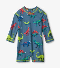 Load image into Gallery viewer, Hatley Baby Boys Dangerous Dino One-Piece Rashgaurd
