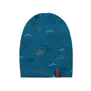 deux par deux Printed Jersey Beanie
