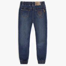 Load image into Gallery viewer, Souris Mini Girls Narrow Cut Stretch Denim Jogger
