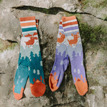 Load image into Gallery viewer, Souris Mini Pretty Mountains Knee Socks
