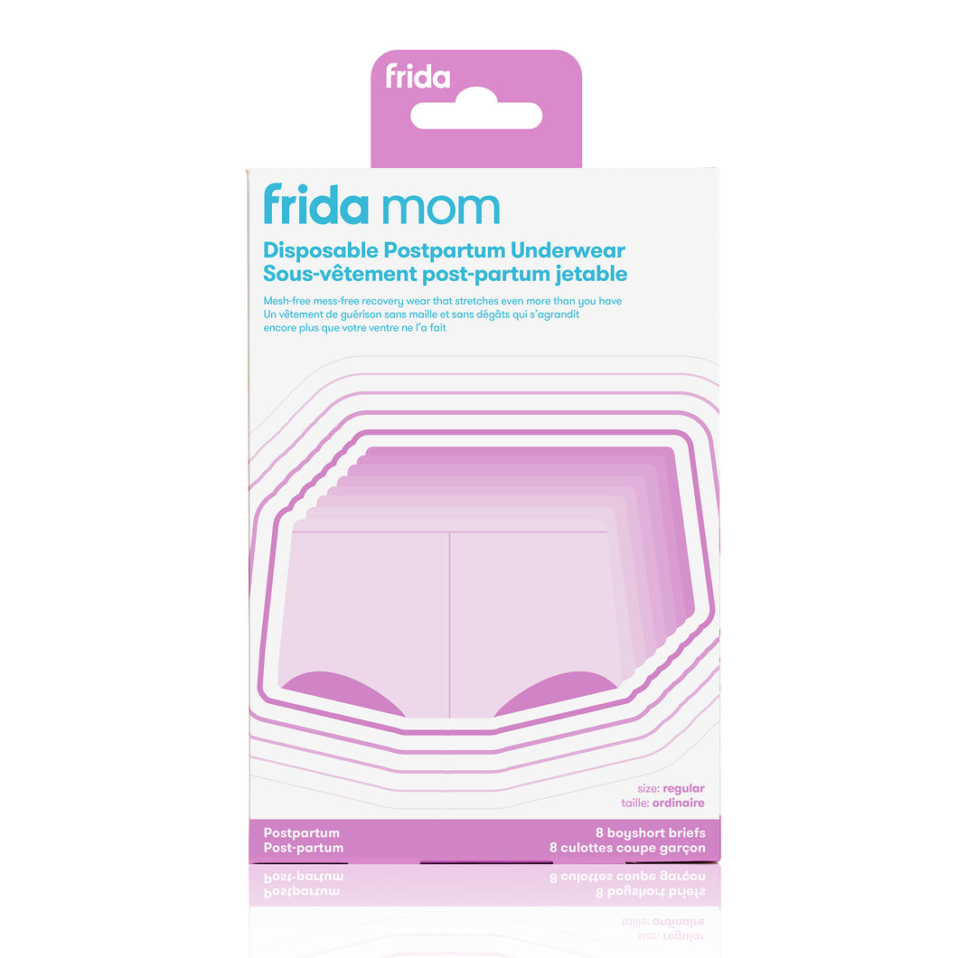 FridaMom Disposable Postpartum Underwear - Boyshort 8pk Regular