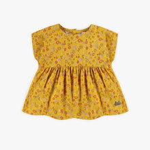 Load image into Gallery viewer, Souris Mini Baby Girls Yellow Flowery Viscose Dress w/Bloomer
