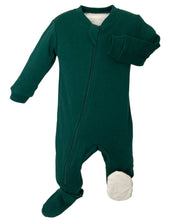 Load image into Gallery viewer, ZippyJamz Forest Calm Footed Zipper Sleeper
