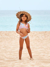 Load image into Gallery viewer, Roxy Girls 2-7 Funny Childhood Bralette Bikini Set
