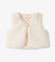 Load image into Gallery viewer, Hatley Baby Girls Faux Fur Vest - Soft Beige
