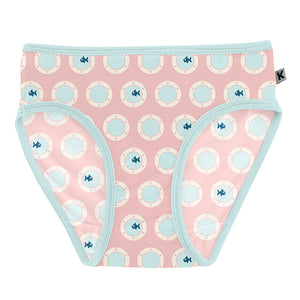 Kickee Pants Print Underwear - Baby Rose Porthole