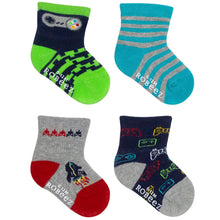 Load image into Gallery viewer, Robeez 6 PK Infant Socks - Game On!
