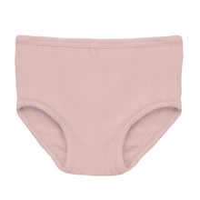 Load image into Gallery viewer, Kickee Pants Girls Print Underwear Set of 3 - Peace, Love and Happiness, Baby Rose &amp; Natural Vintage Vans
