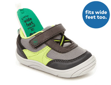 Load image into Gallery viewer, Stride Rite Gogo Sneaker - Grey Neon
