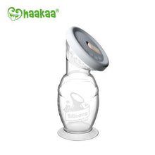 Load image into Gallery viewer, Haakaa Silicone Breast Pump with Suction Base &amp; Silicone Cap Combo 100 ml
