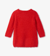 Load image into Gallery viewer, Hatley Baby Girl Holideer Fuzzy Sweater Dress
