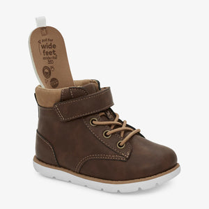 Stride Rite Boys Jack Lace Up Boots - Brown