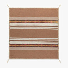 Load image into Gallery viewer, Souris Mini Knit Brown Patterned Blanket
