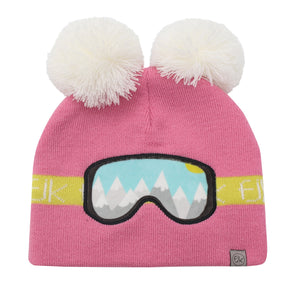 Flap Jack Kids Knitted Toque Ski Googles Med/Lrg (2-6Y)