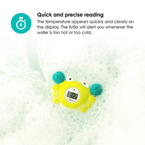 bblüv Kräb 3-in-1 Thermometer & Bath Toy