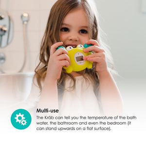 bblüv Kräb 3-in-1 Thermometer & Bath Toy