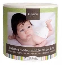 Kushies Flushable/Biodegradable Diaper Liners
