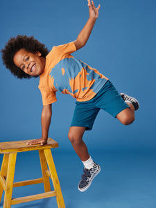Tea Collection Boys Leao Graphic Tee - Pumpkin