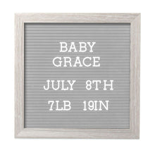 Load image into Gallery viewer, Pearhead Letterboard Set - Light Grey
