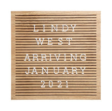 Load image into Gallery viewer, Pearhead Letterboard Set - Natural Wood
