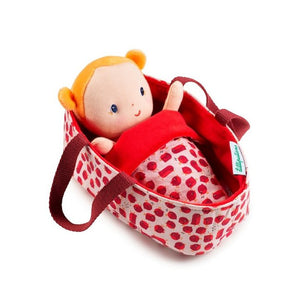 Lilliputiens Soft Baby Doll in Bassinet