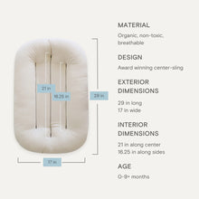 Load image into Gallery viewer, Snuggle Me Organic Infant Lounger

