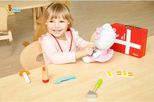 Load image into Gallery viewer, Viga Toys Wooden Medical Kit
