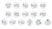 Load image into Gallery viewer, Pearhead Memory Book &amp; Sticker Set - White/Grey
