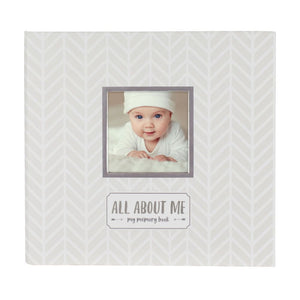 Pearhead Memory Book & Sticker Set - White/Grey