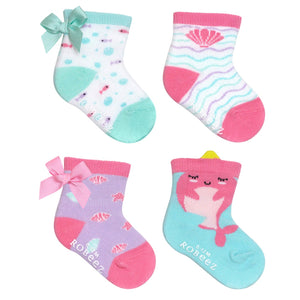 Robeez 6 PK Infant Socks - Mermaid Dreams