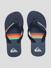 Load image into Gallery viewer, Quiksilver Molokai More Core Youth Flip-Flops - Blue/Blue/Blue
