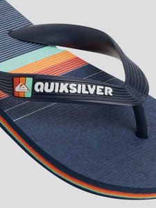 Quiksilver Molokai More Core Youth Flip-Flops - Blue/Blue/Blue