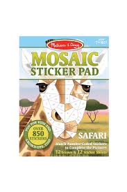 Melissa & Doug Mosaic Sticker Pad - Safari