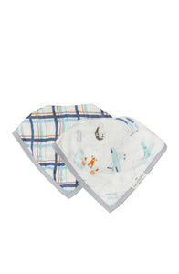 Loulou Lollipop Muslin Bandana Bib Set