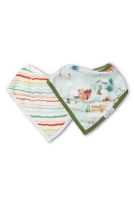 Loulou Lollipop Muslin Bandana Bib Set