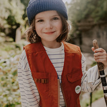 Load image into Gallery viewer, Souris Mini Sleeveless Reversible Vest - Orange
