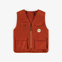 Load image into Gallery viewer, Souris Mini Sleeveless Reversible Vest - Orange
