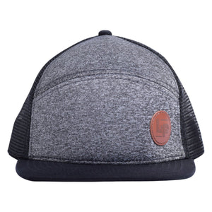 L&P Apparel Snapback Trucker Hat - Orleans (Dark Grey)