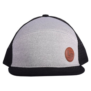 L&P Apparel Snapback Trucker Hat - Orleans (Grey/Black)
